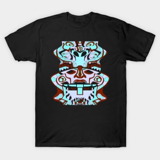 alien olmec head ecopop T-Shirt